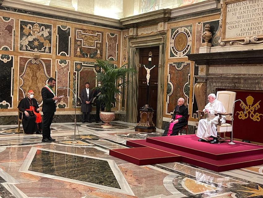 Al momento stai visualizzando Anci in udienza dal Papa