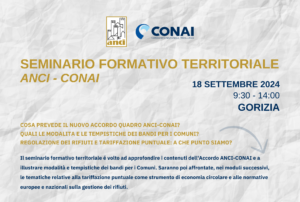 Scopri di più sull'articolo ANCI-CONAI seminario formativo territoriale a Gorizia