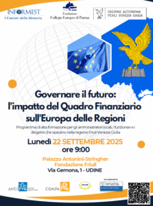 Scopri di più sull'articolo Alta formazione sulle politiche UE | Governare il futuro: l’impatto del Quadro Finanziario sull’Europa delle Regioni