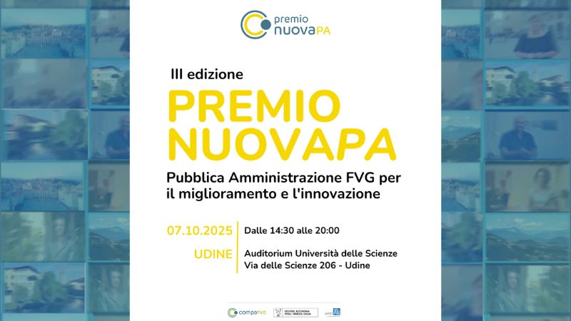 Al momento stai visualizzando Premio NuovaPA FVG: un riconoscimento all’innovazione e al miglioramento della PA del Friuli Venezia Giulia