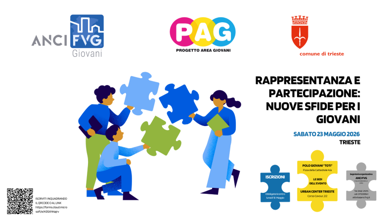 Al momento stai visualizzando Sabato 23 maggio a Trieste l’evento “Rappresentanza e partecipazione: nuove sfide per i giovani”