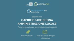 Scopri di più sull'articolo Dal 26 settembre il percorso formativo per Amministratori locali neo eletti
